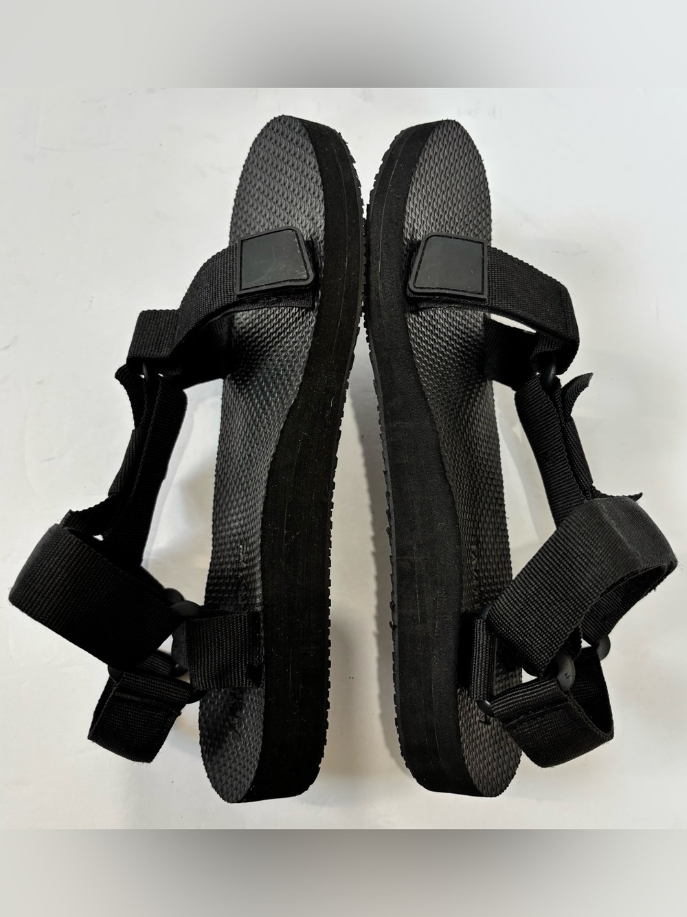 NEW Arizona Love Womens 7.5 Black Ankle Strap Slingbacks Outdoor Hiking Sandals - Picture 13 of 15